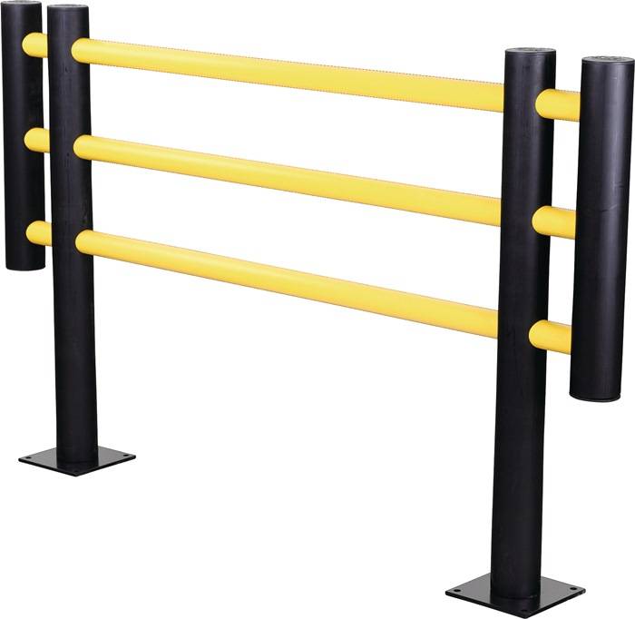 Maschinenschutzgitter H1200xB2000mm gelb z.Aufdübeln Ku.