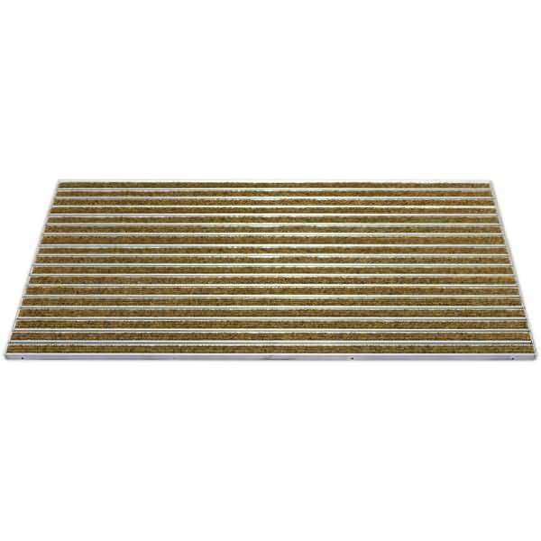 Schmutzfangmatte Eazycare Vilt beige 98,5x78,5cm aluminium