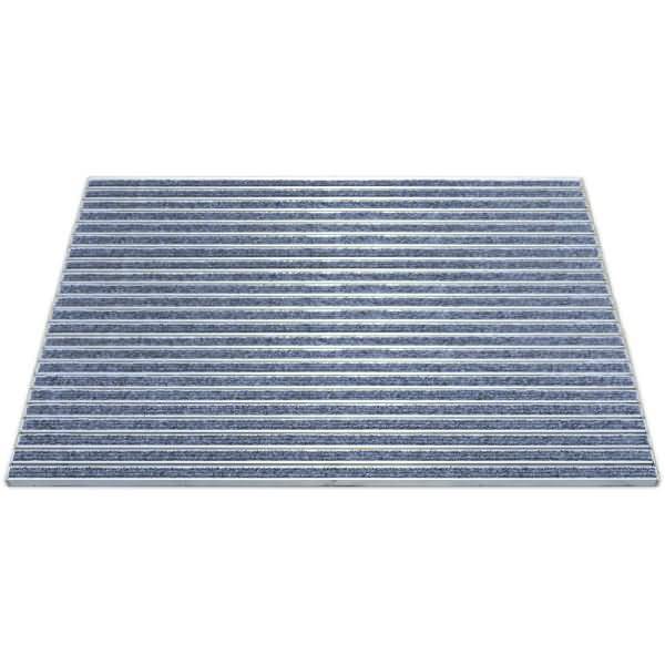 Schmutzfangmatte Eazycare Vilt grau 118,5x78,5cm aluminium