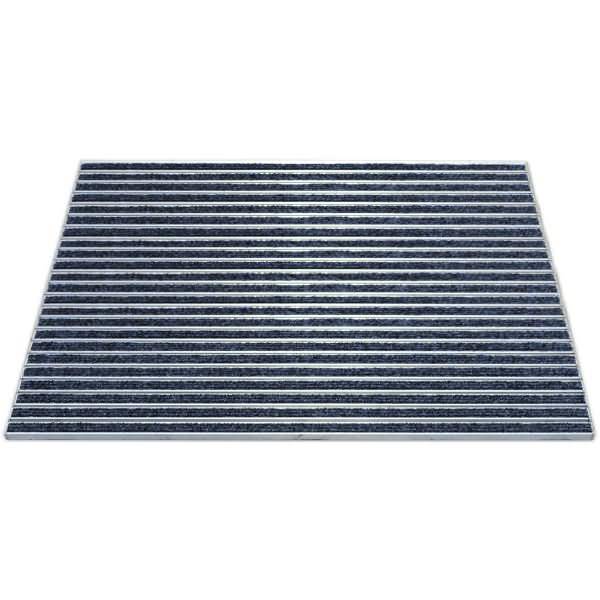Schmutzfangmatte Eazycare Vilt anthrazit 118,5x78,5cm aluminium