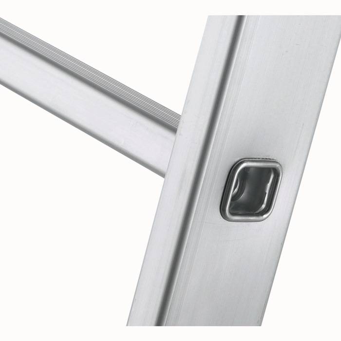 Schiebeleiter Everest 2E 2x20Spr. L.5,74-10,25m Arbeits-H.10,85m G.33kg Zarges