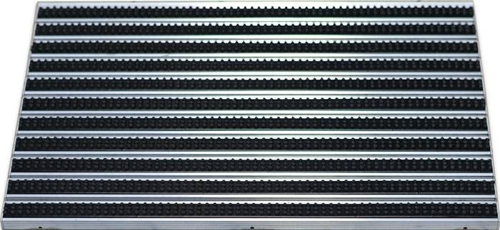 Aluprofilmatte schwarz Bürsten L785xB985mm