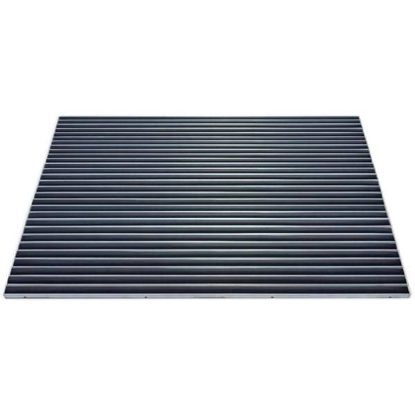 Schmutzfangmatte Eazycare Rub schwarz 98,5x98,5cm aluminium