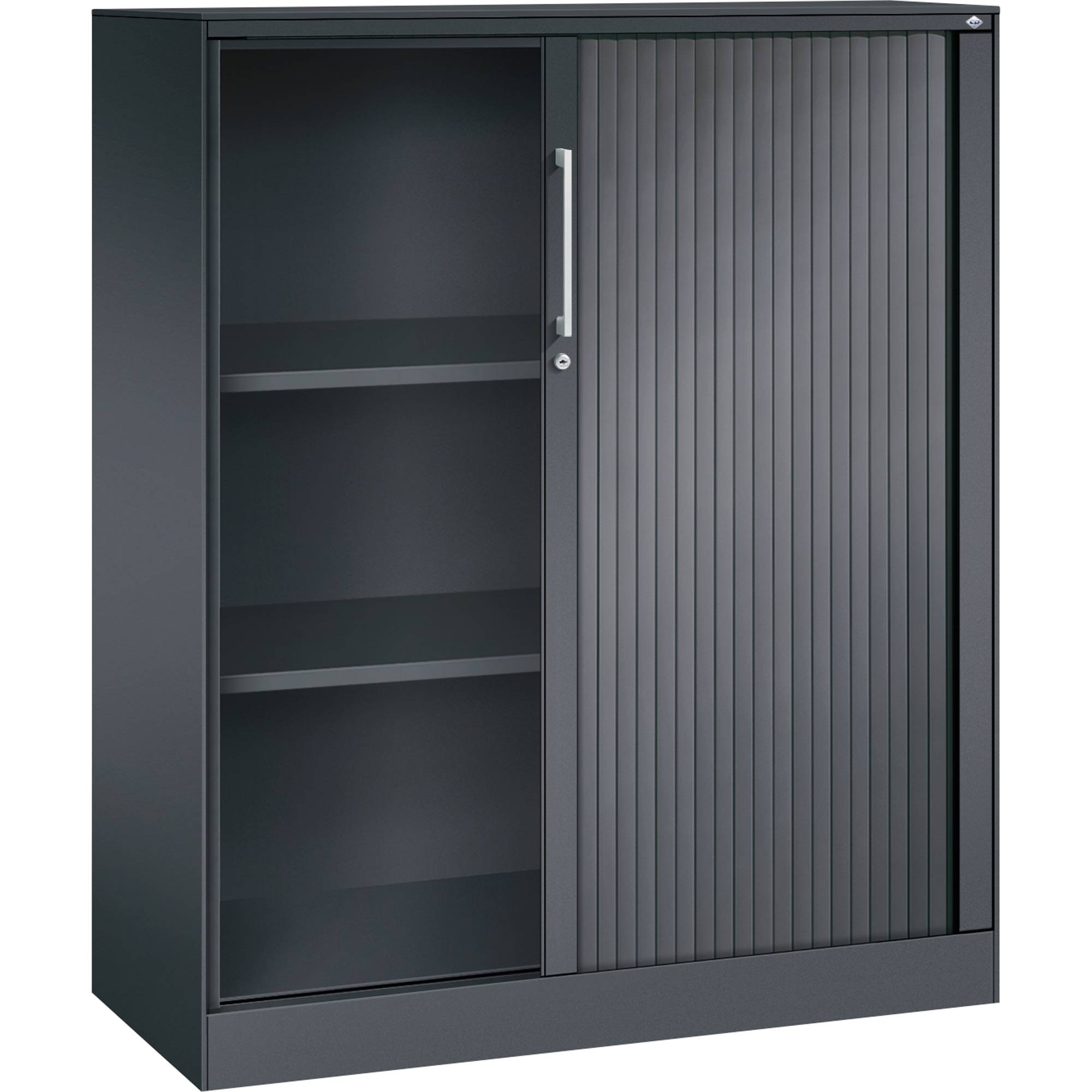 C+P Aktenschrank 143032000S10074 3OH 1310x1000x435mm sgr/sgr