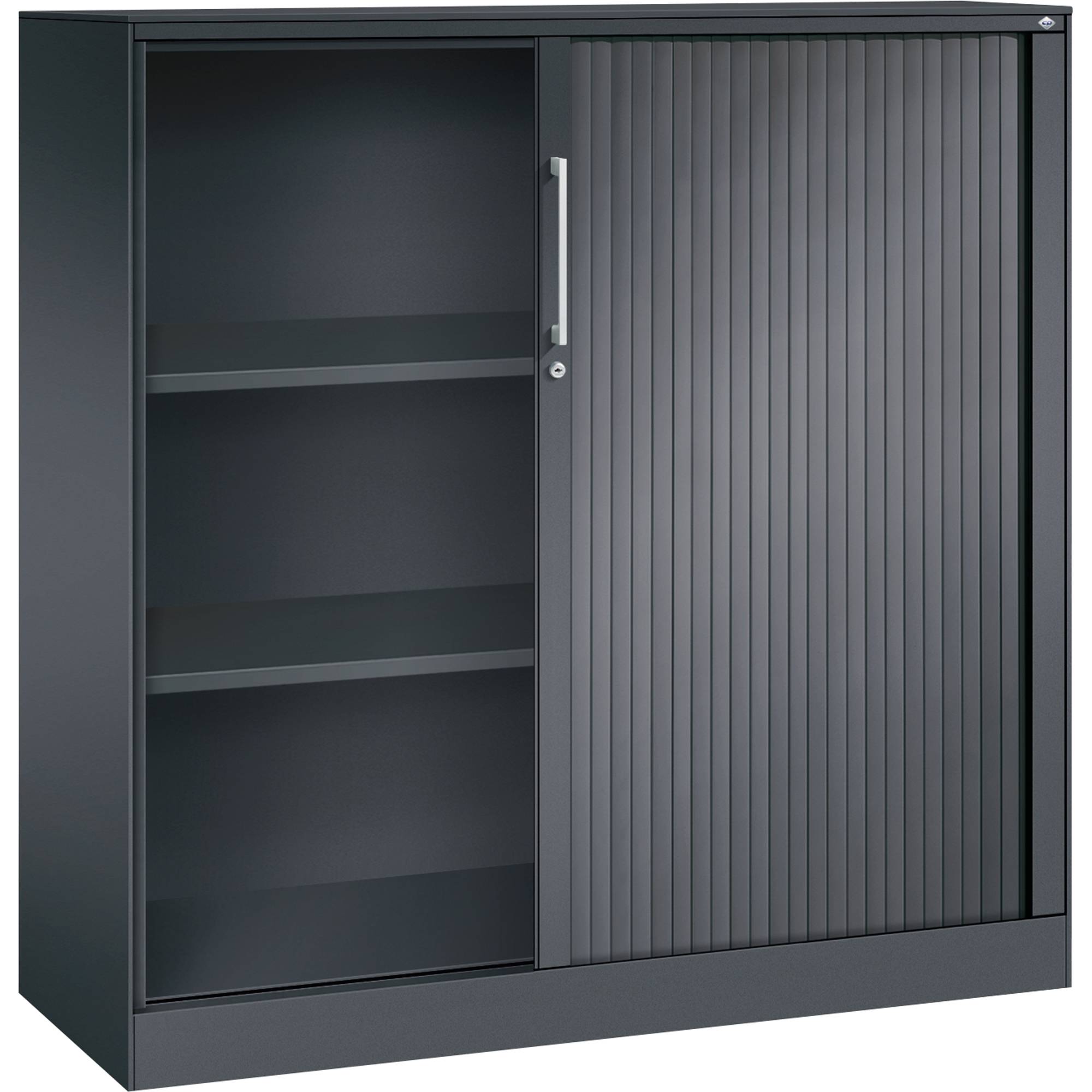 C+P Aktenschrank 143031000S10075 3OH 1310x1200x435mm sgr/sgr