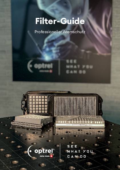 Schweißerschutzhelm Vegaview 2.5 m.Gebläseatemschutz 90x110mm OPTREL