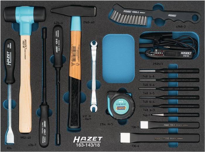 Wkz.wagen 179N-7/220 B785xT518xH1020mm 540kg 7 Schubl.220-tlg.Stahlbl.HAZET