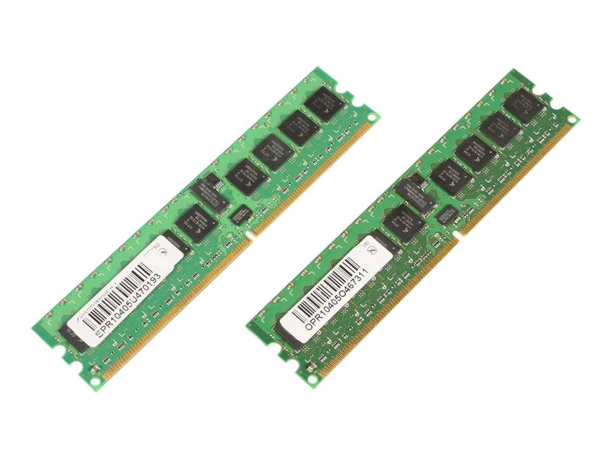 CoreParts - DDR2 - Kit - 2 GB: 2 x 1 GB - DIMM 240-PIN - 667 MHz / PC2-5300
