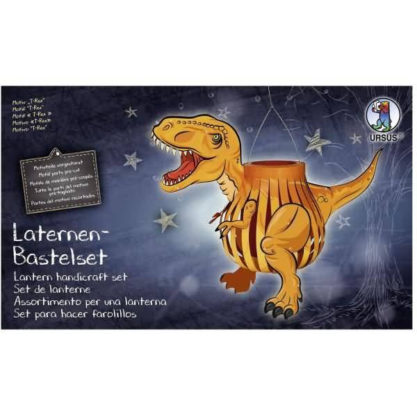 Laternen-Bastelset T-Rex inkl. LED-Licht