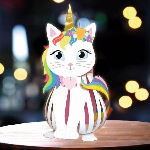 Laternen-Bastelset 14 Kittyhorn