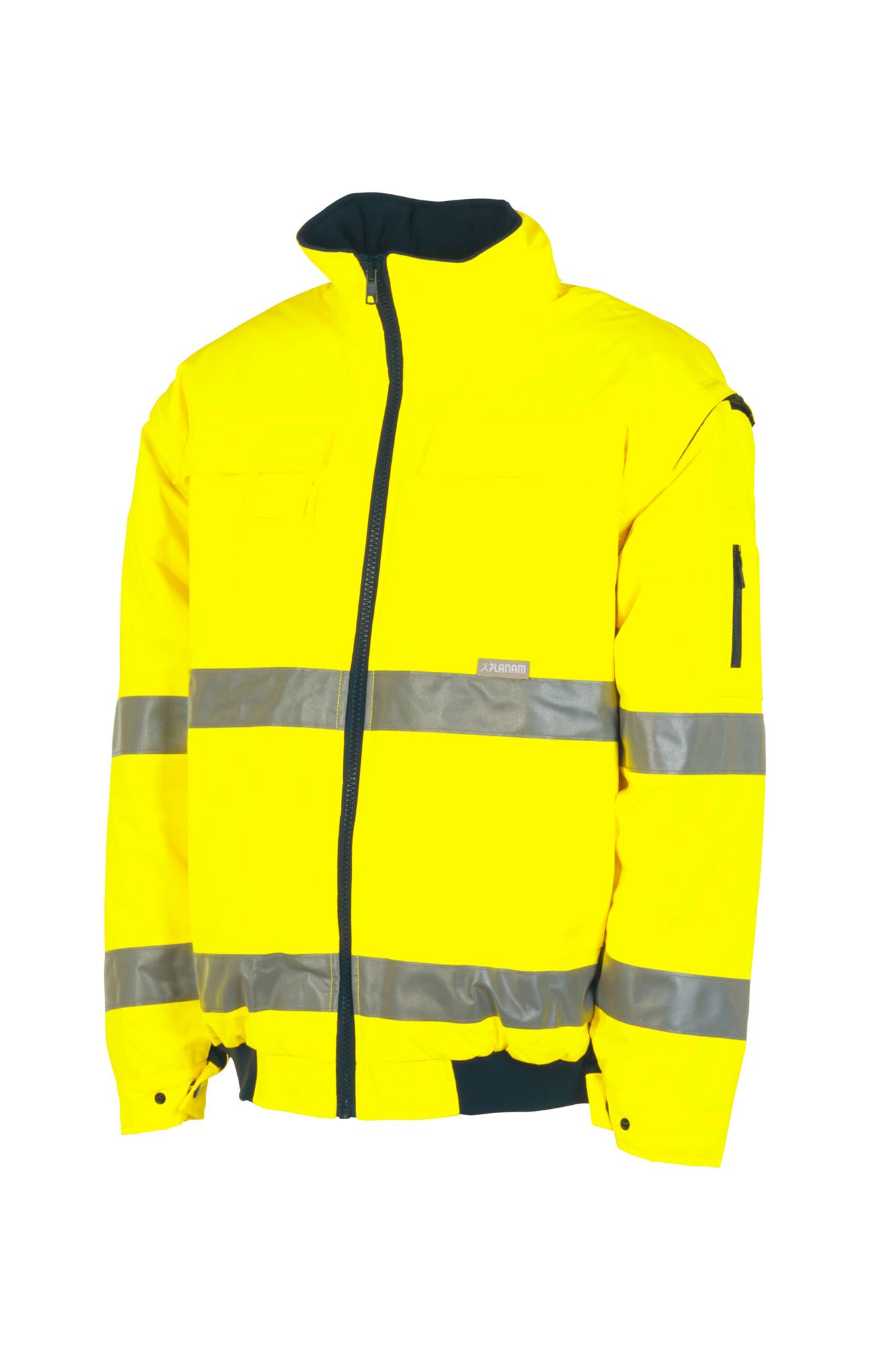 Planam Warnschutz Pilotenjacke uni gelb S 2044044