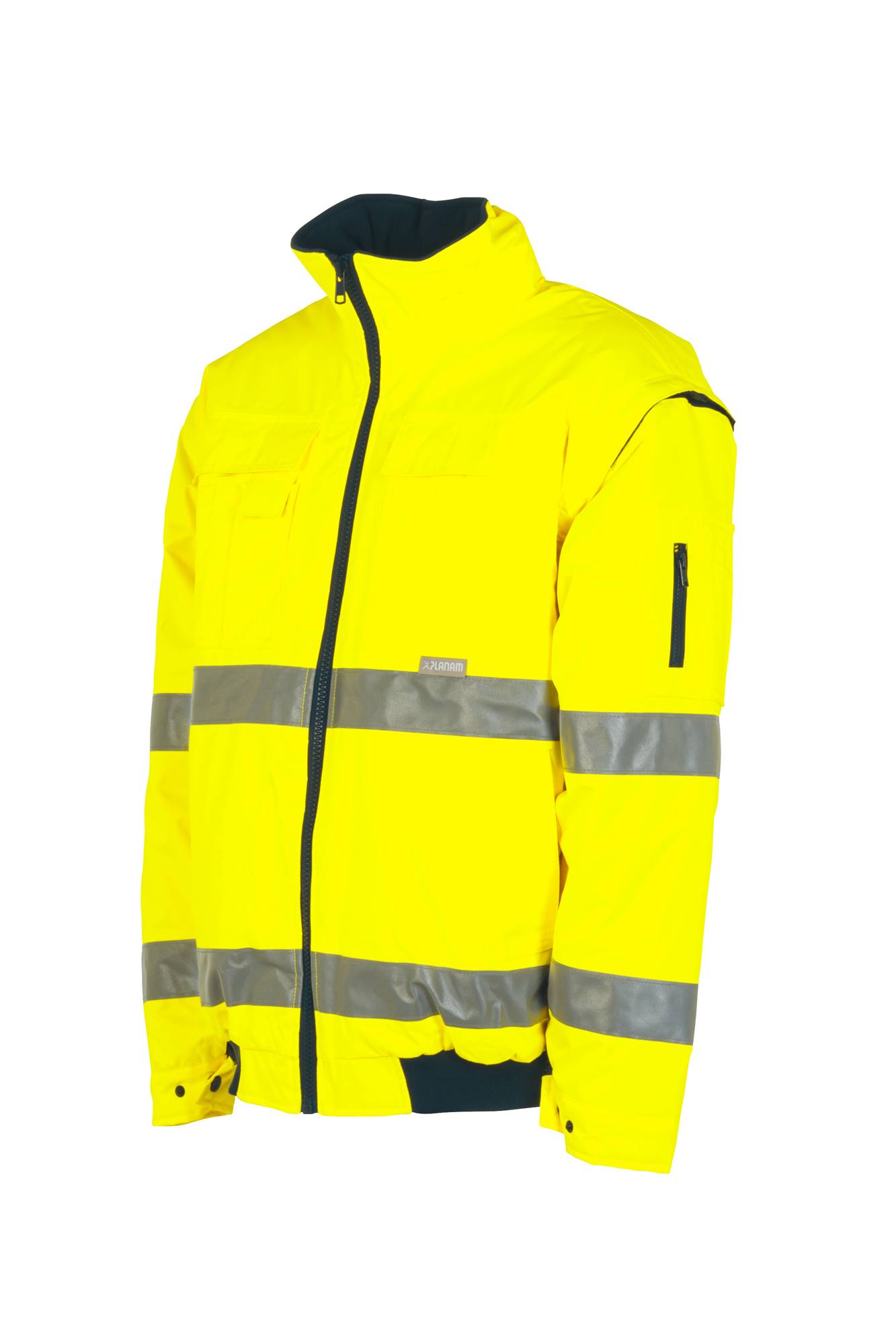 Planam Warnschutz Pilotenjacke uni gelb S 2044044