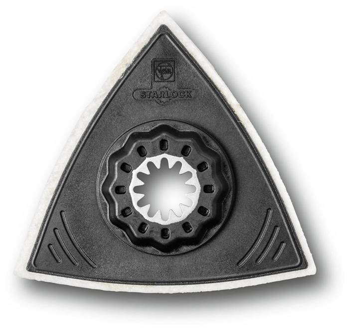 Filzpolierplatte Dreieck ungelocht Starlock 2 St./Pack FEIN