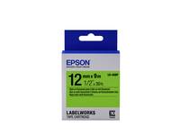 Epson LabelWorks LK-4GBF - Schwarz auf Grün - Rolle (1,2 cm x 9 m)