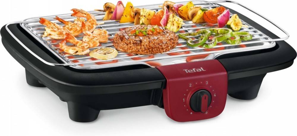 3 Stk. Tefal Barbecue-Tischgrill BG 90 E 5