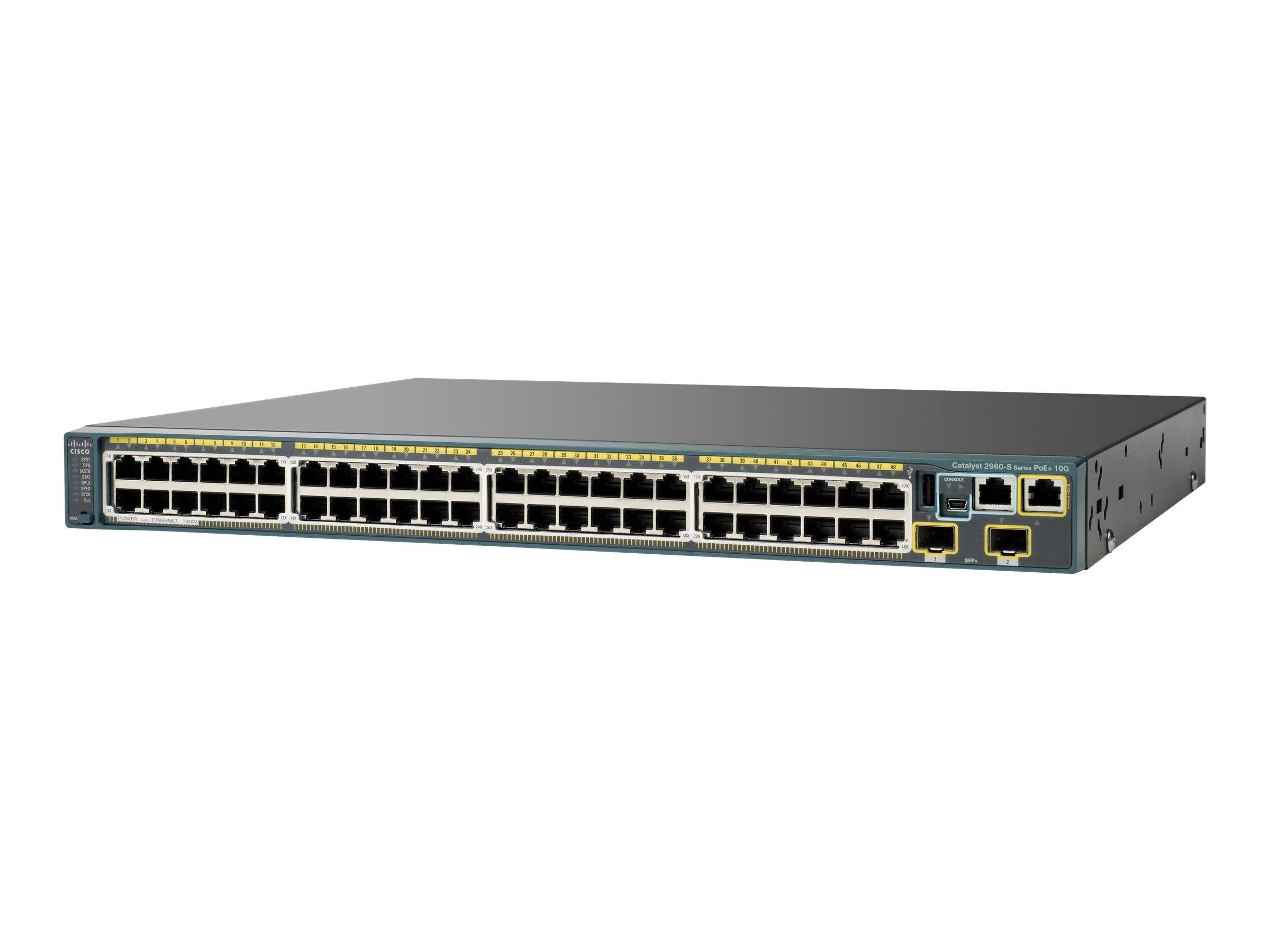 Cisco Catalyst 2960-S - Managed - L2 - Gigabit Ethernet (10/100/1000) - Power