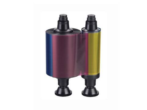 Evolis Half-panel color ribbon – YMCKO - Gelb, Cyan, Magenta - Druckband (farbig, Half-Panel)