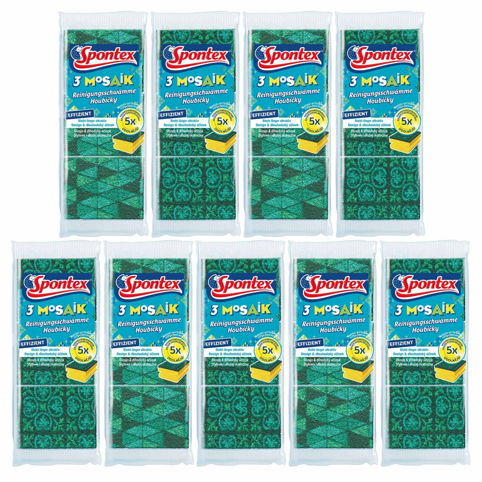 Spontex Reinigungsschwamm Mosaik 27 Stück