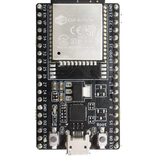 ESP-WROOM-32 Entwicklungsboard 2,4 GHz Dual Core, WLAN WiFi + Bluetooth 2-in-1 Mikrocontroller