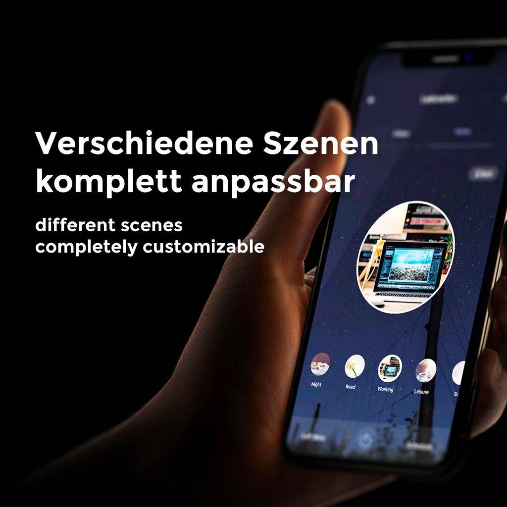 WiFi LED Band 5m Streifen Smart Home APP Lichtleiste RGB dimmbar Stripe 230V SMD