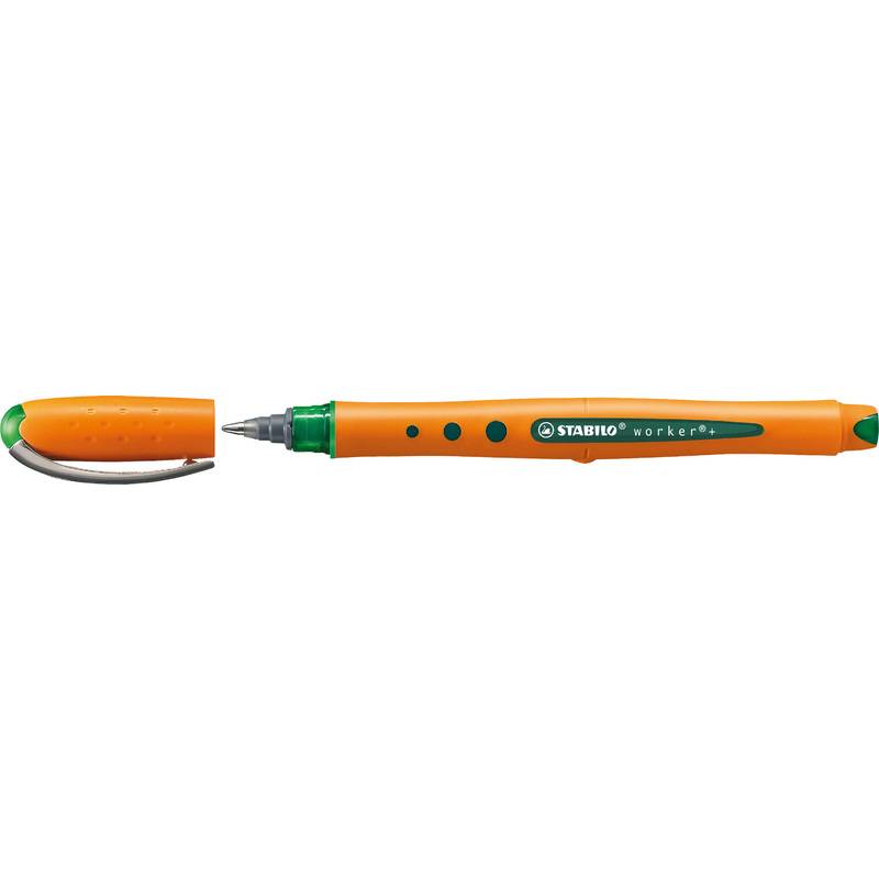 STABILO Tintenroller worker medium, grün