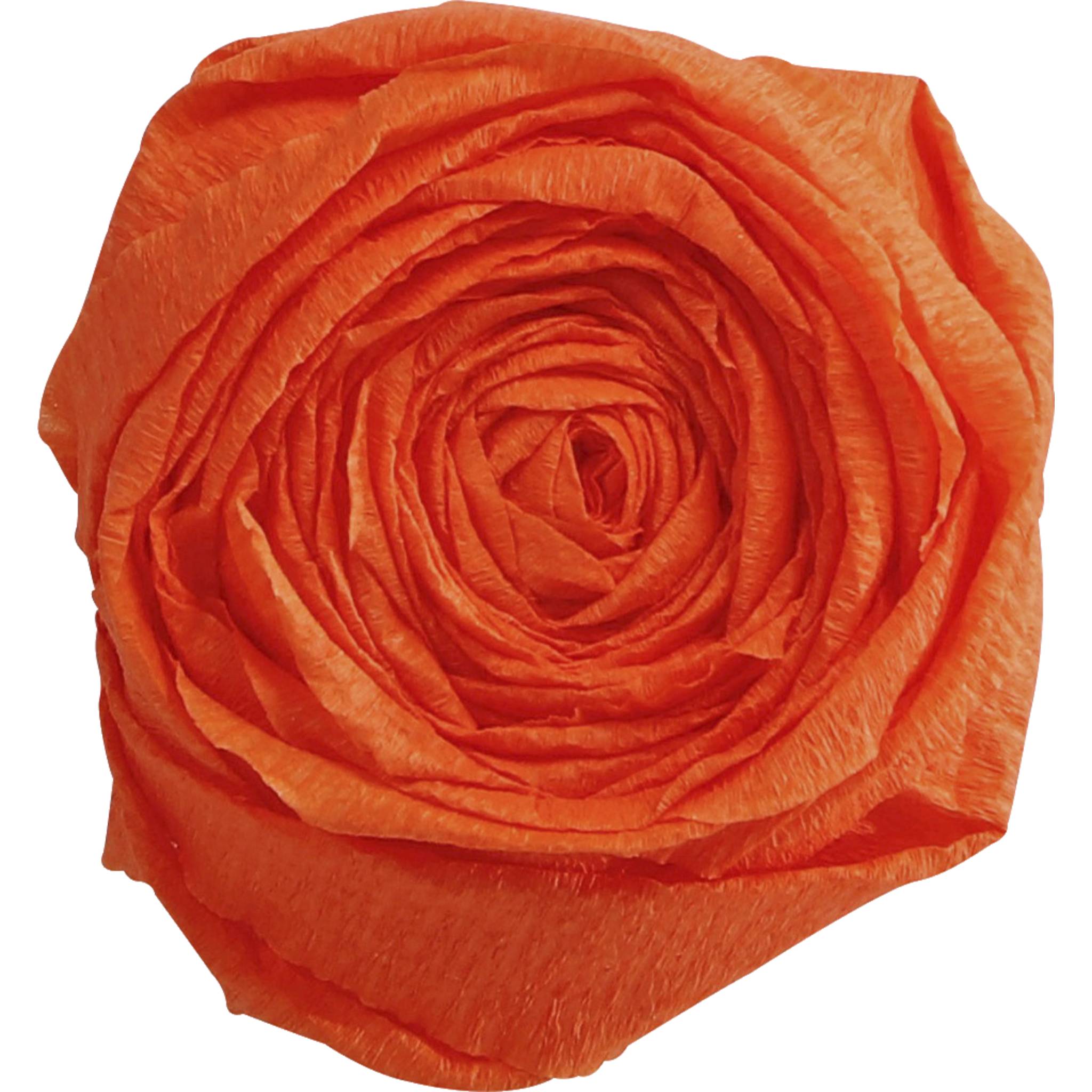 Clairefontaine Krepppapier, Pack. 10 Bogen gefaltet 2mx0,50m Orange 901058C