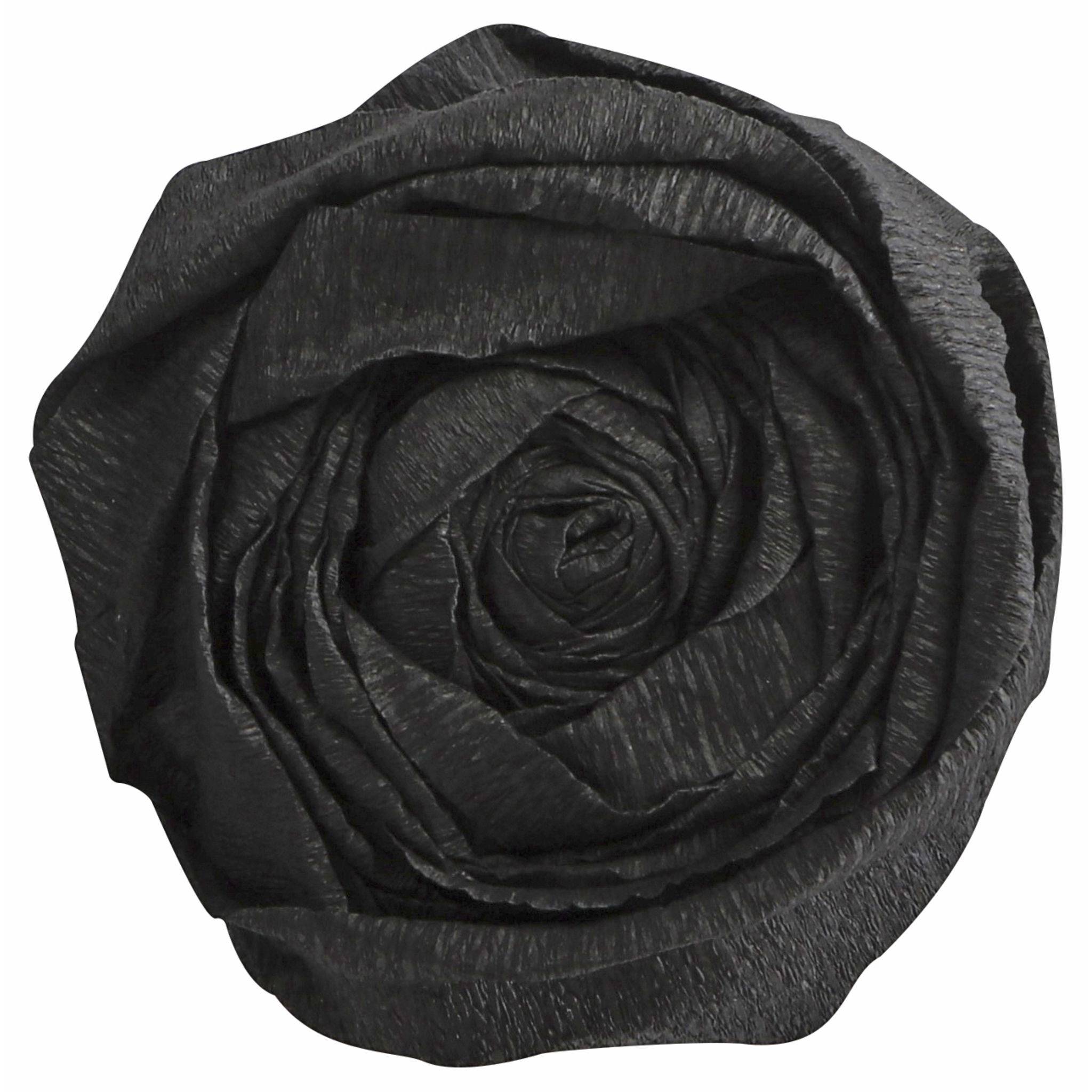 Clairefontaine Krepppapier, Pack. 10 Bogen gefaltet 2mx0,50m Schwarz 901029C