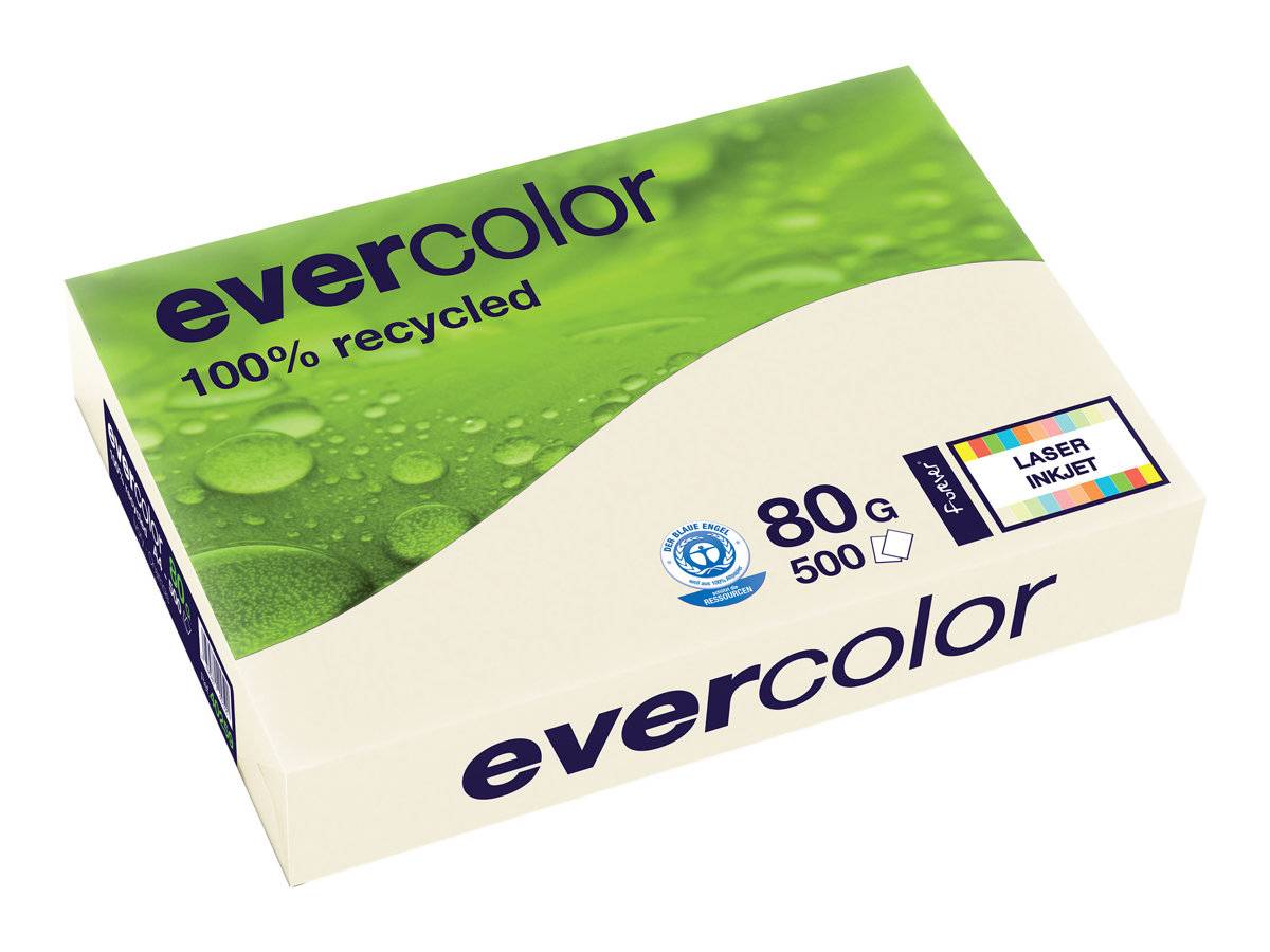 EXACOMPTA - Clairefontaine Evercolor - Elfenbein - A4 (210 x 297 mm)