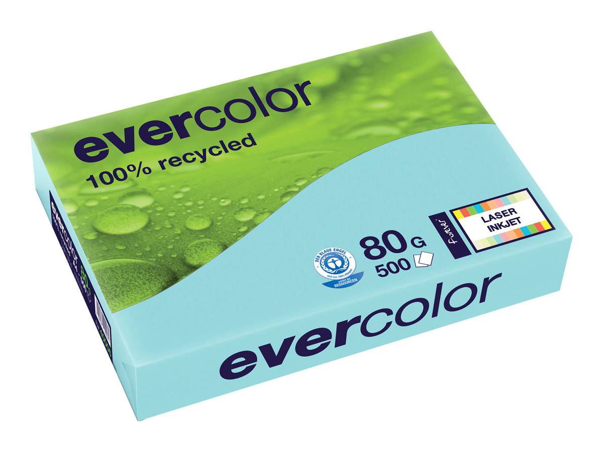EXACOMPTA - Clairefontaine Evercolor - Hellblau - A4 (210 x 297 mm)