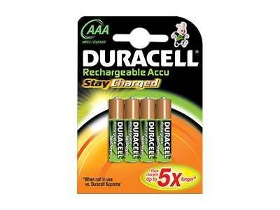 Duracell StayCharged - Batterie 4 x AAA - NiMH - (wiederaufladbar)