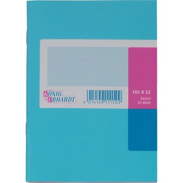 Geschäftsbuch mit Kartonumschlag A6 32 Blatt liniert