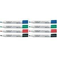 10 STAEDTLER Lumocolor Whiteboard-Marker schwarz 2,0