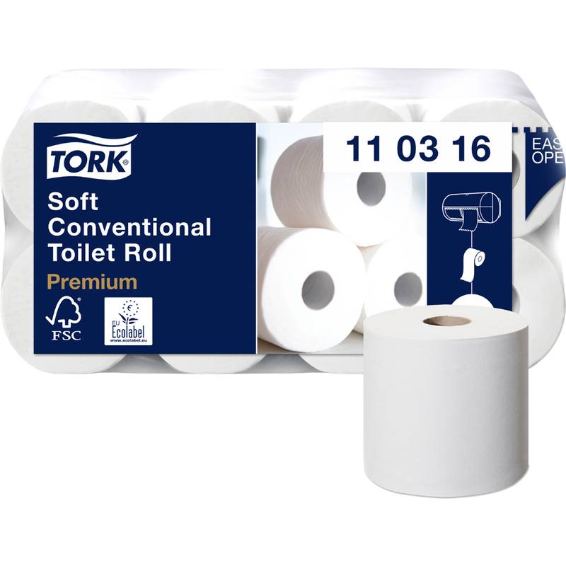 TORK Toilettenpapier, 3-lagig, weiß