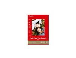 Rote Canon-Fotopapierbox mit der Bezeichnung „Photo Paper Plus Glossy II