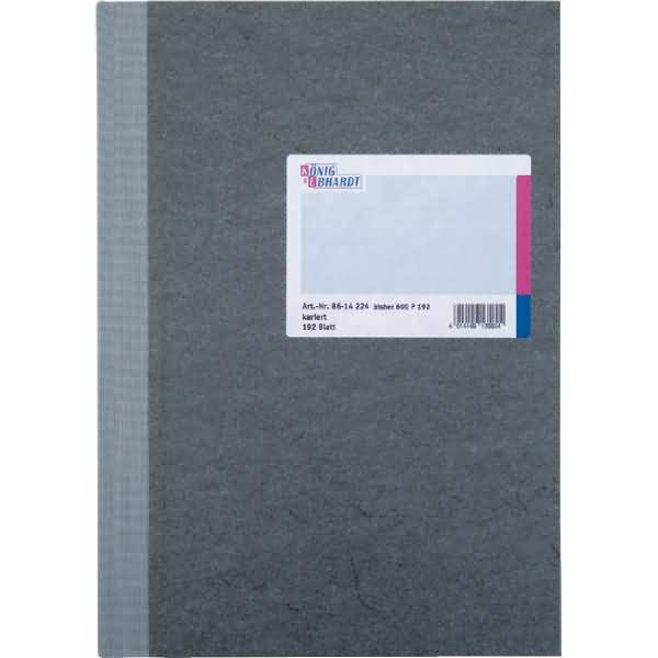 Geschäftsbuch mit Deckenband A4 192 Blatt kariert
