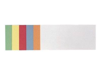 FRANKEN - Moderationskarte - rechteckig - 9.5 x 20.5 cm - weiß, Gelb, Rot, grün, orange, Hellblau (Packung mit 250)