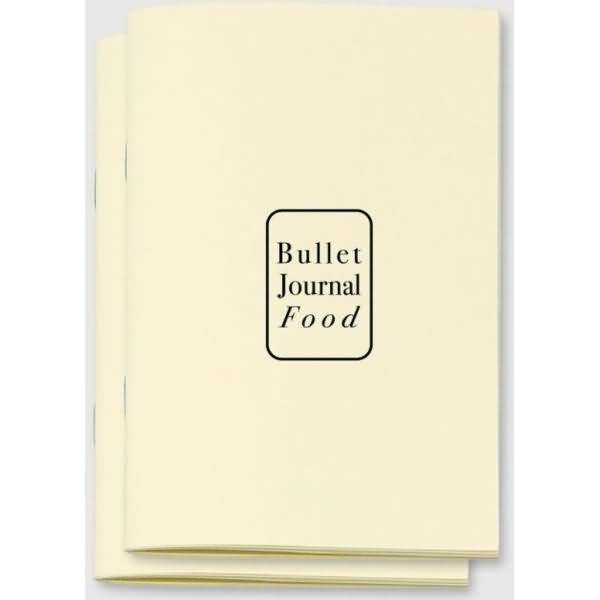 Einlagen für Bullet Journal 10x15 cm 2er Set 'Food Ivory'