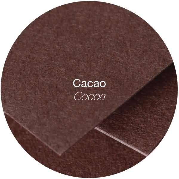 Karte Pollen DINlang 210g VE=25 Stück schokoladenbraun