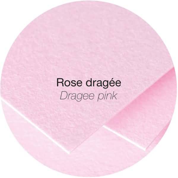 Doppelkarte Pollen DINlang 210g VE=25 Stück bonbonrosa