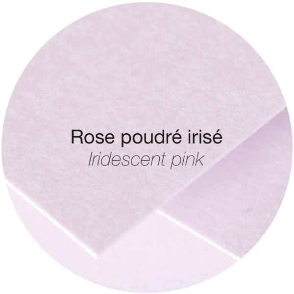 Doppelkarte Pollen 135x135mm 210g VE=25 Stück perlmutt-rosa