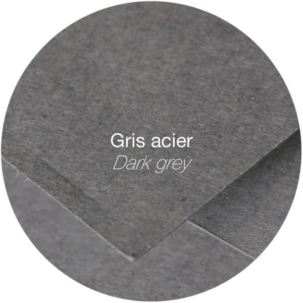 Karte Pollen DINlang 210g VE=25 Stück dunkelgrau