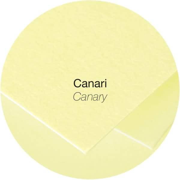 Karte Pollen 82x128mm 210g VE=25 Stück kanariengelb