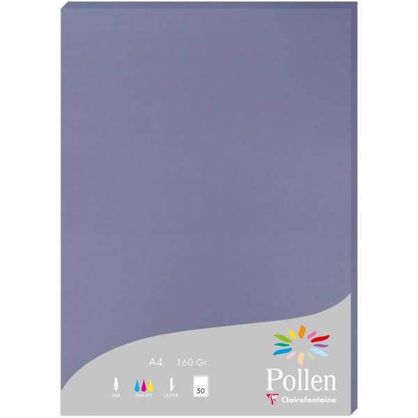 Papier A4 Pollen 160g 50 Blatt vergissmeinnicht