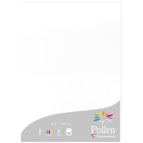 Papier A4 Pollen 160g 50 Blatt weiß