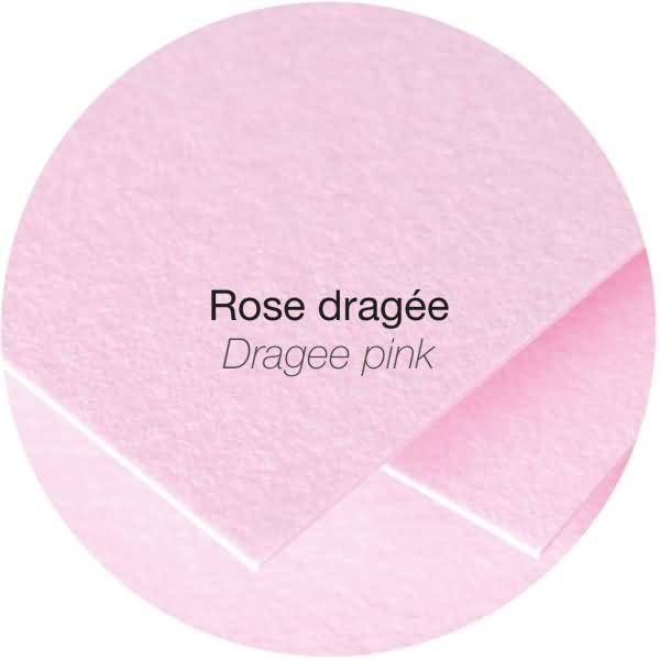 Doppelkarte Pollen 135x135mm 210g VE=25 Stück bonbonrosa