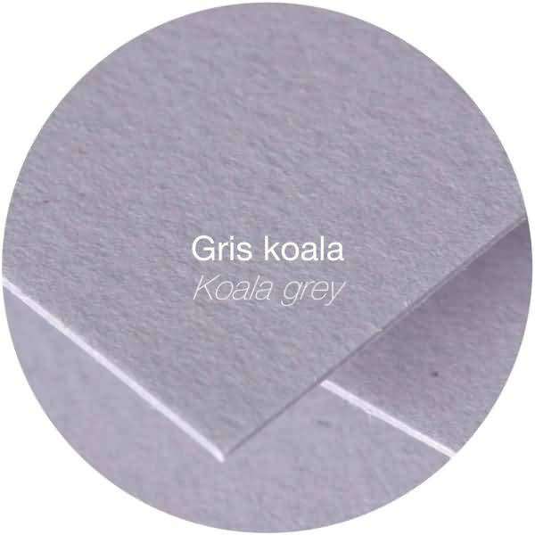 Karte Pollen DINlang 210g VE=25 Stück koalagrau