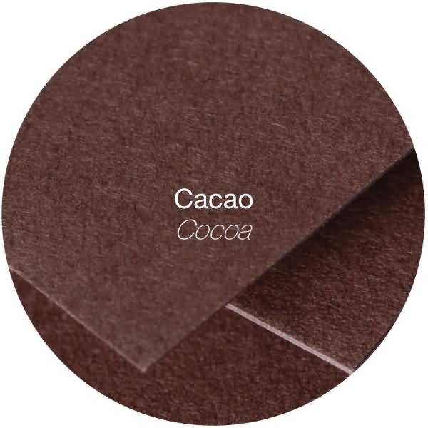 Doppelkarte Pollen 135x135mm 210g VE=25 Stück schokoladenbraun