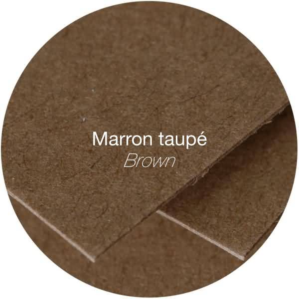 Doppelkarte Pollen C6 210g VE=25 Stück braun