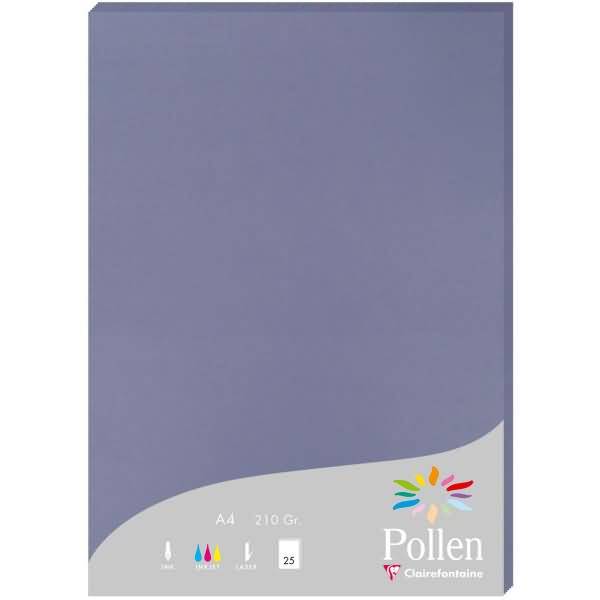 Papier Pollen A4 210g 25 Blatt vergissmeinnicht