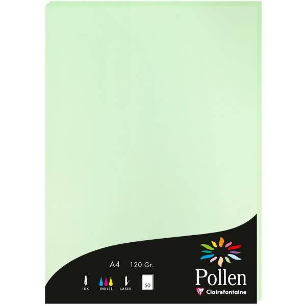 Papier Pollen A4 120g 50 Blatt grün